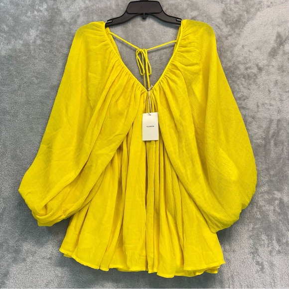 TULAROSA Nola Dress in Vibrant Yellow Size XXS from REVOLVE - Picture 6 of 7